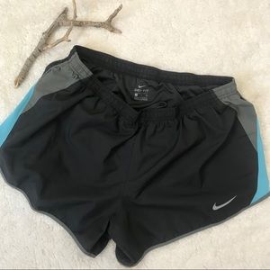 Nike | Dri-fit Gray & Blue Workout shorts XL